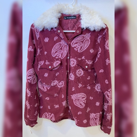 Paisley corduroy button down - Picture 4 of 5